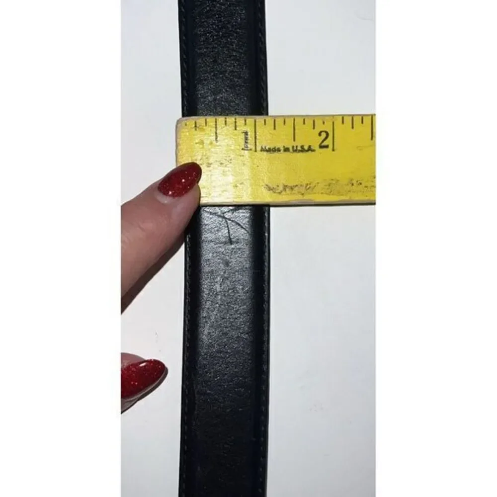 Fossil Women's‎ Leather Belt Size M Medium BT7862001 Black